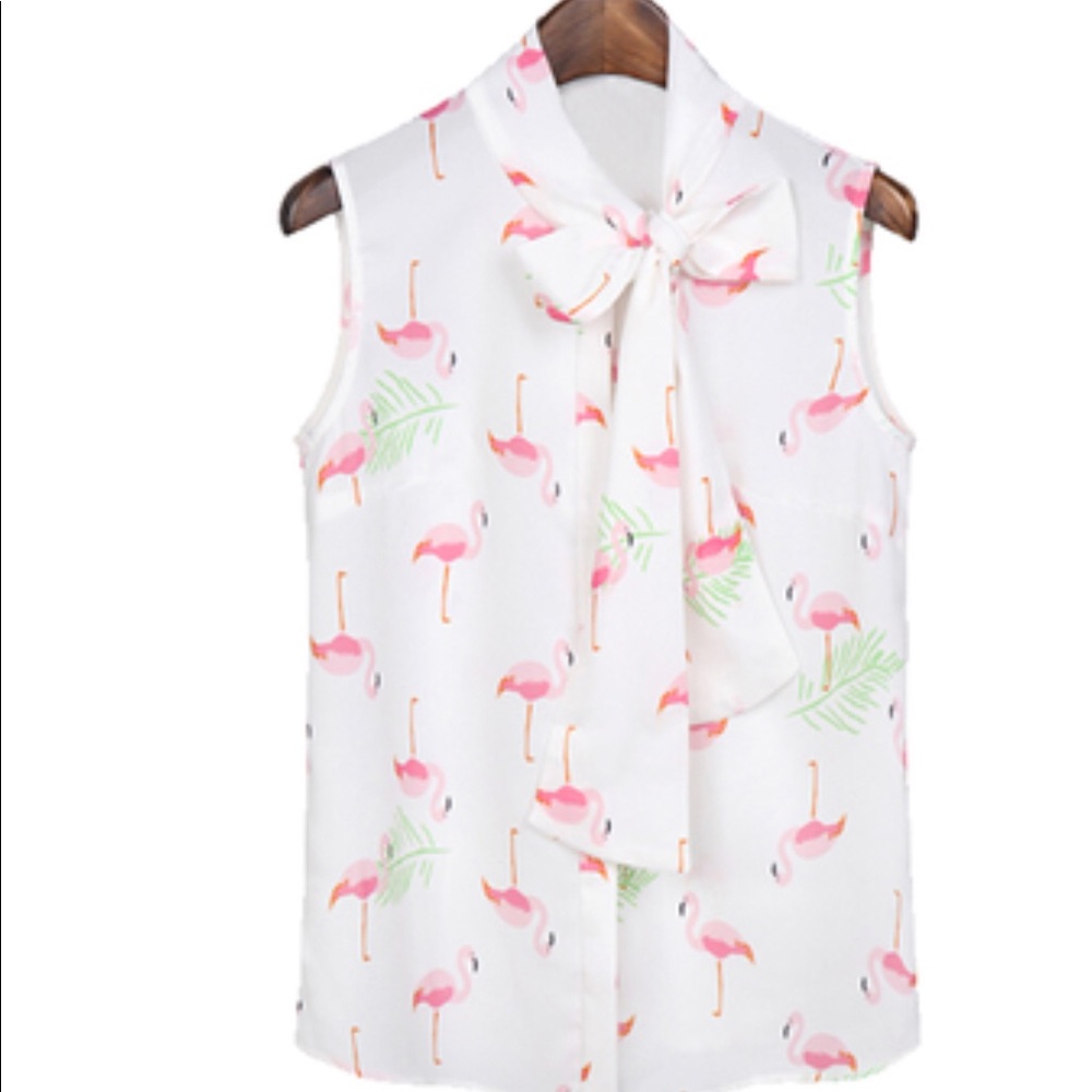 NWT flamingo blouse